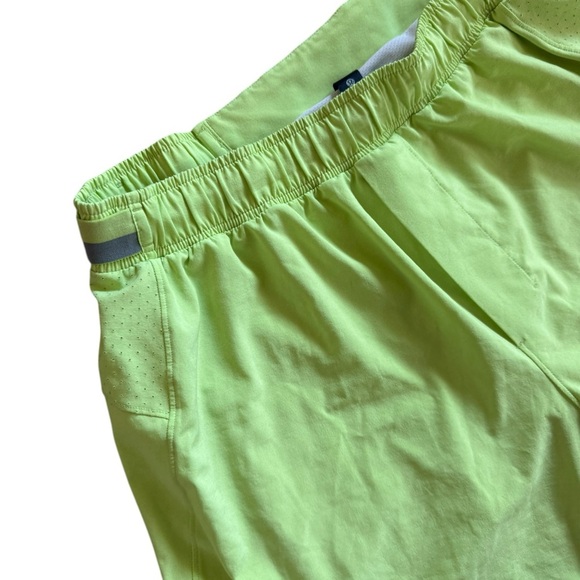 Lululemon Men’s Surge 6” Shorts Lime Green - Picture 3 of 10